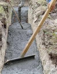 Sávalap betonozása